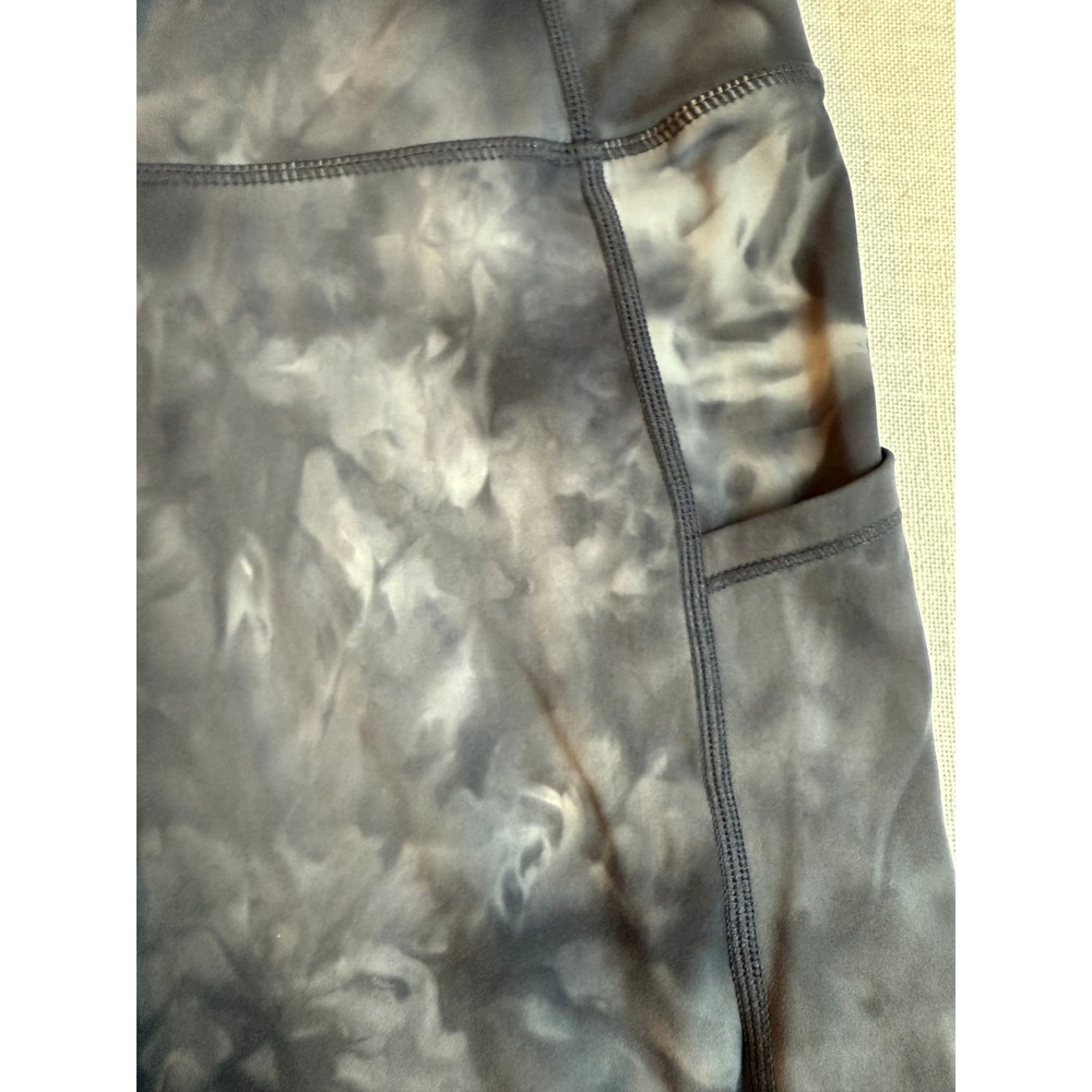 Womens‎ Tie Dye Capris Leggings High Waisted Pockets Athletic - Picture 2 of 5